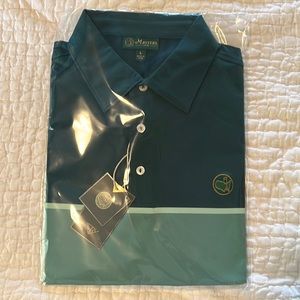 New Masters Golf Polo Shirt LG Green Berckmans Place